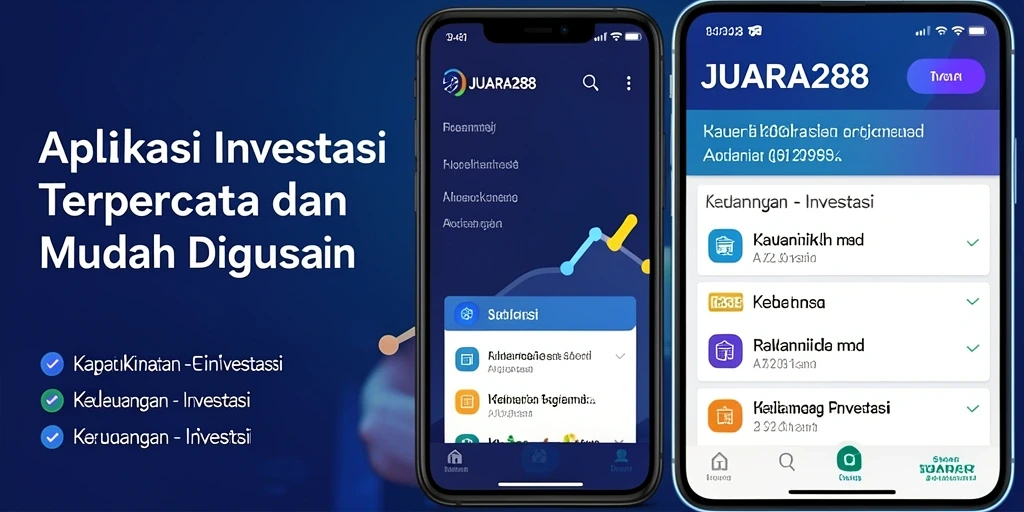 Tampilan antarmuka JUARA288 yang modern dan informatif untuk investasi.