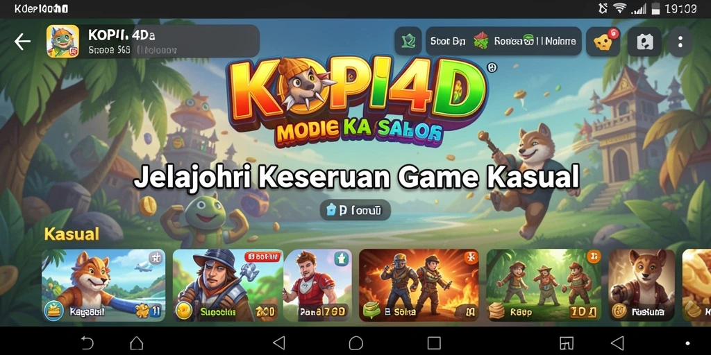 Tampilan antarmuka menarik dan mudah digunakan dalam KOPI4D.