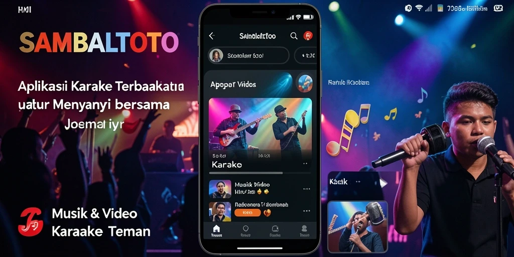 Antarmuka pengguna <strong>SAMBALTOTO</strong> yang menarik dengan lirik lagu yang jelas.