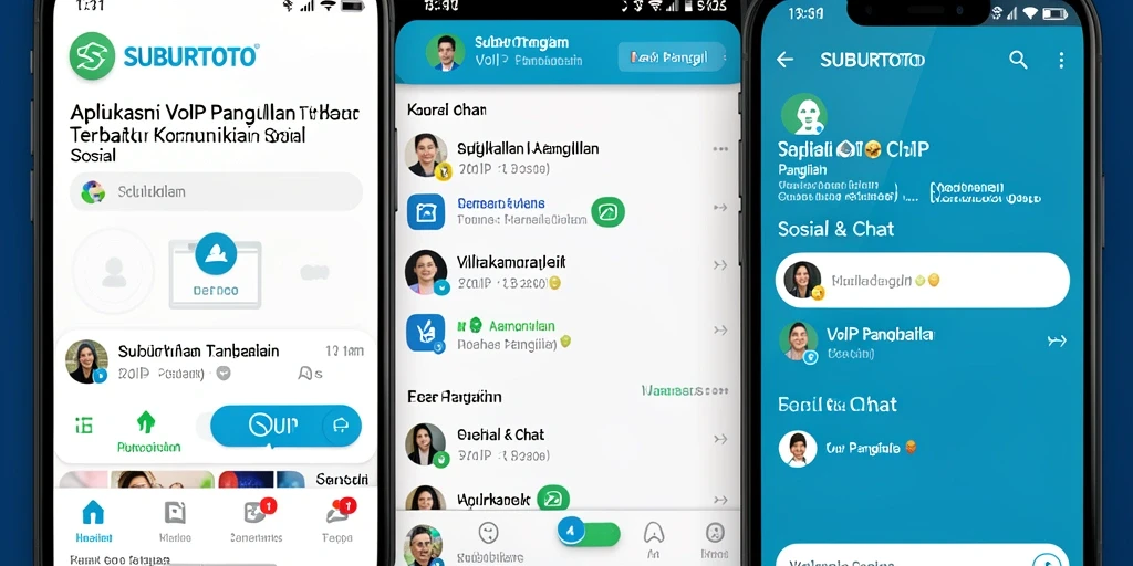 Antarmuka SUBURTOTO untuk panggilan VoIP yang intuitif dan responsif.