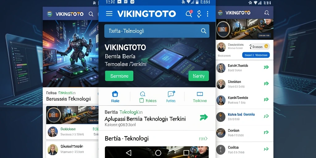 Tampilan antarmuka user-friendly VIKINGTOTO yang informatif.